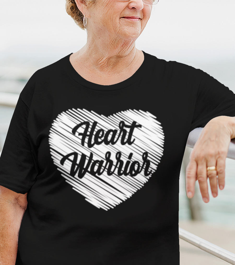 Heart Warrior Wear Red Heart Disease Awareness T-Shirt