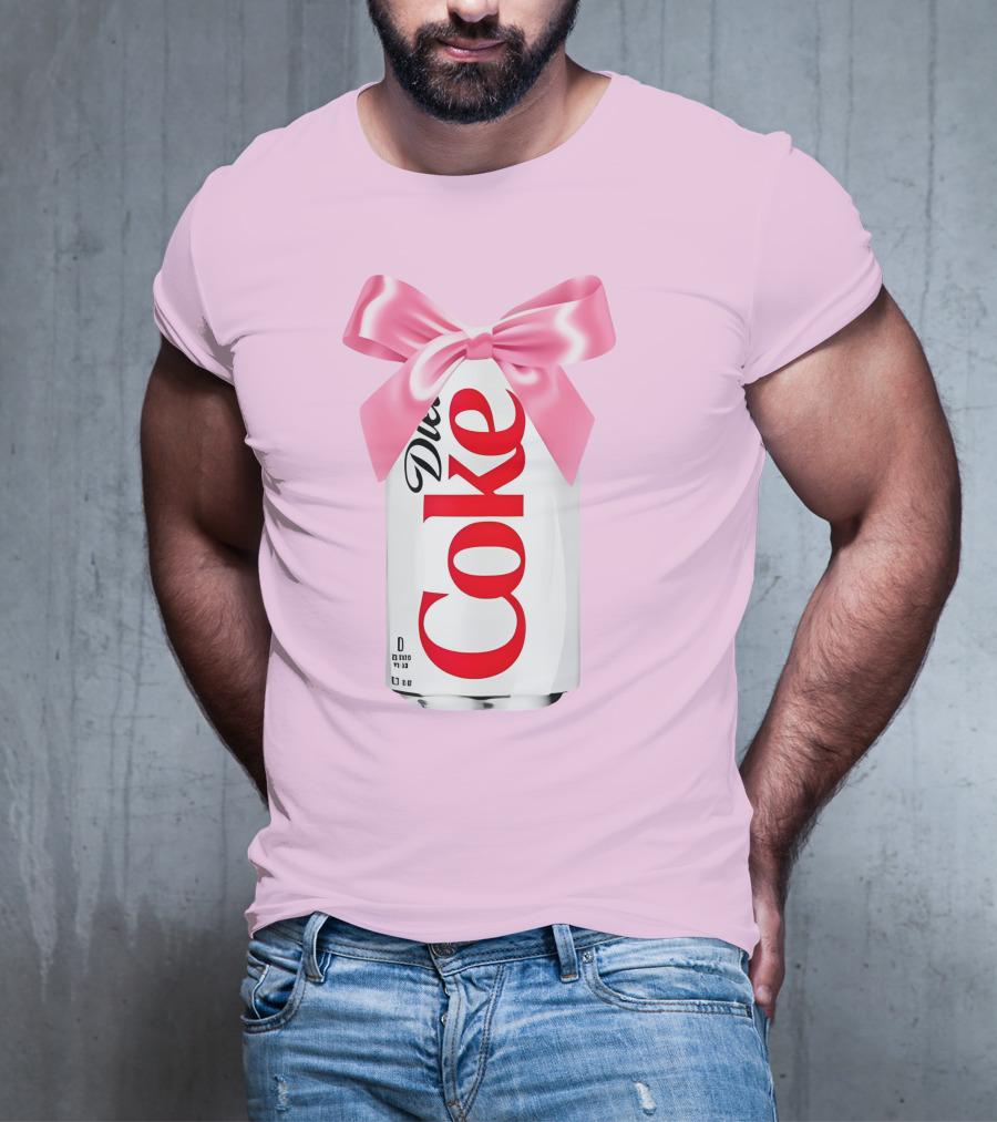 Pink Bow Diet Coke Can T-Shirt