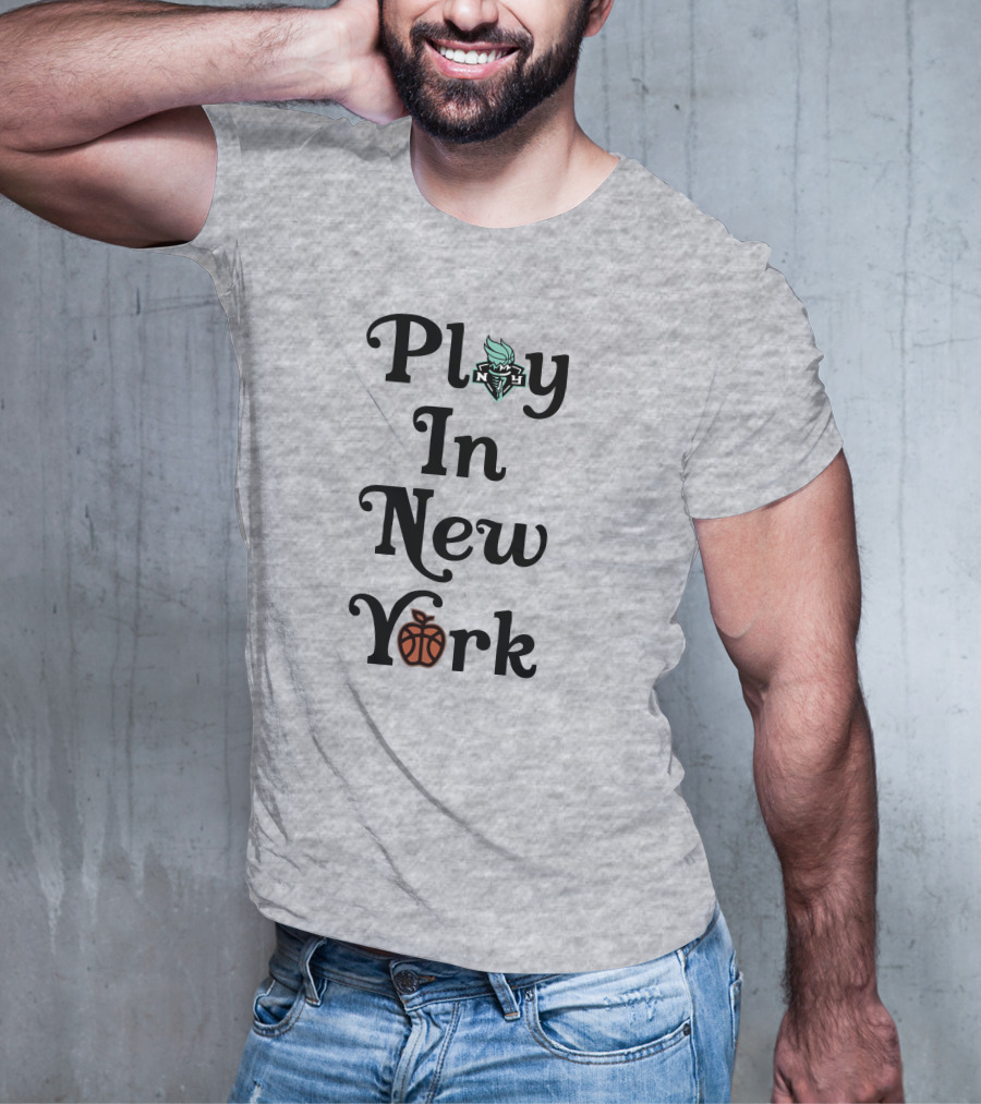 Play In New York Liberty Basketball Icon T-Shirt