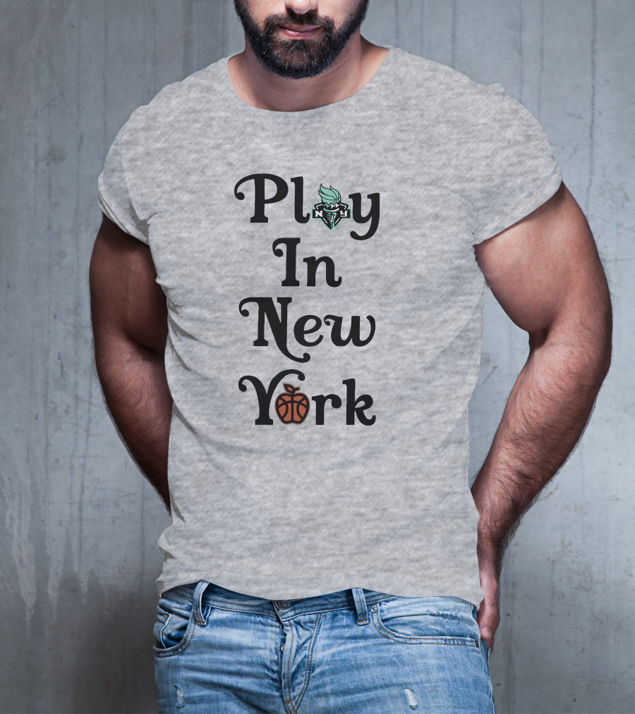 Play In New York Liberty Basketball Icon T-Shirt