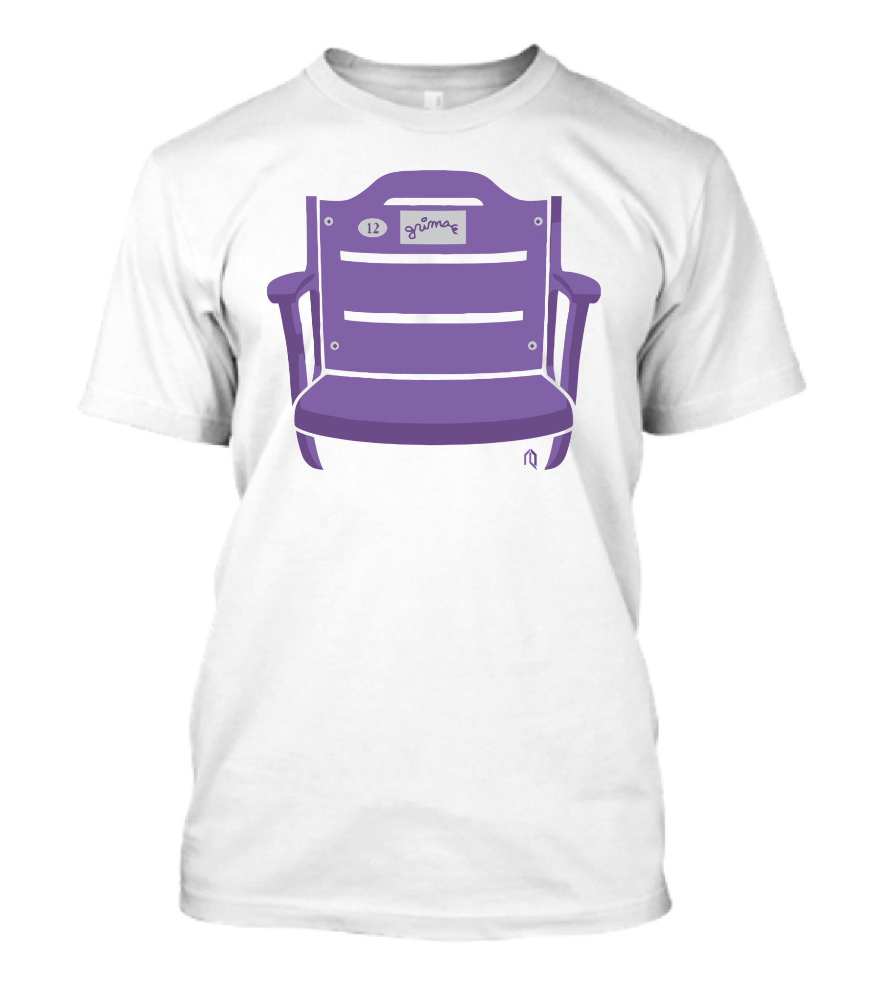 Grima Purple Stadium Throne Seat 12 T-Shirt