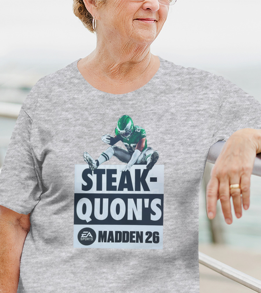 Saquon Barkley Steak Quon’s EA Sports Madden 26 Philadelphia Eagles T-Shirt