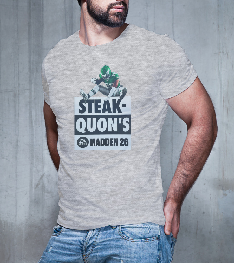 Saquon Barkley Steak Quon’s EA Sports Madden 26 Philadelphia Eagles T-Shirt