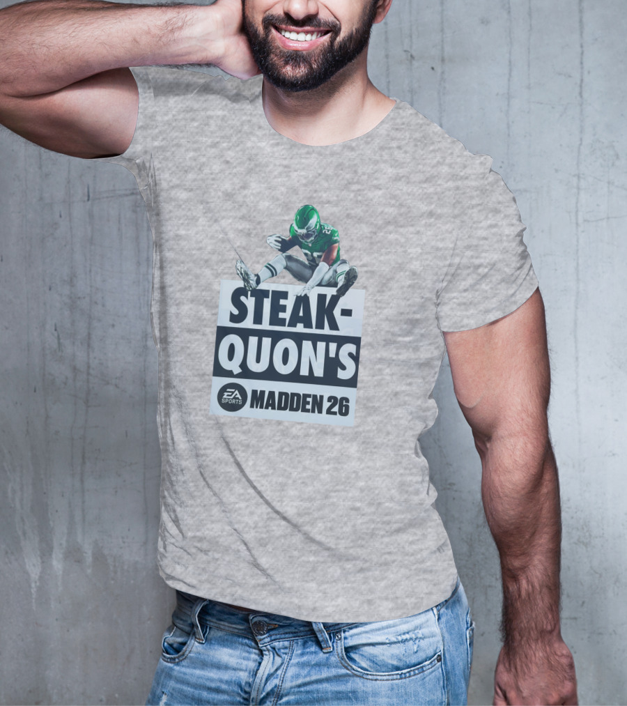 Saquon Barkley Steak Quon’s EA Sports Madden 26 Philadelphia Eagles T-Shirt
