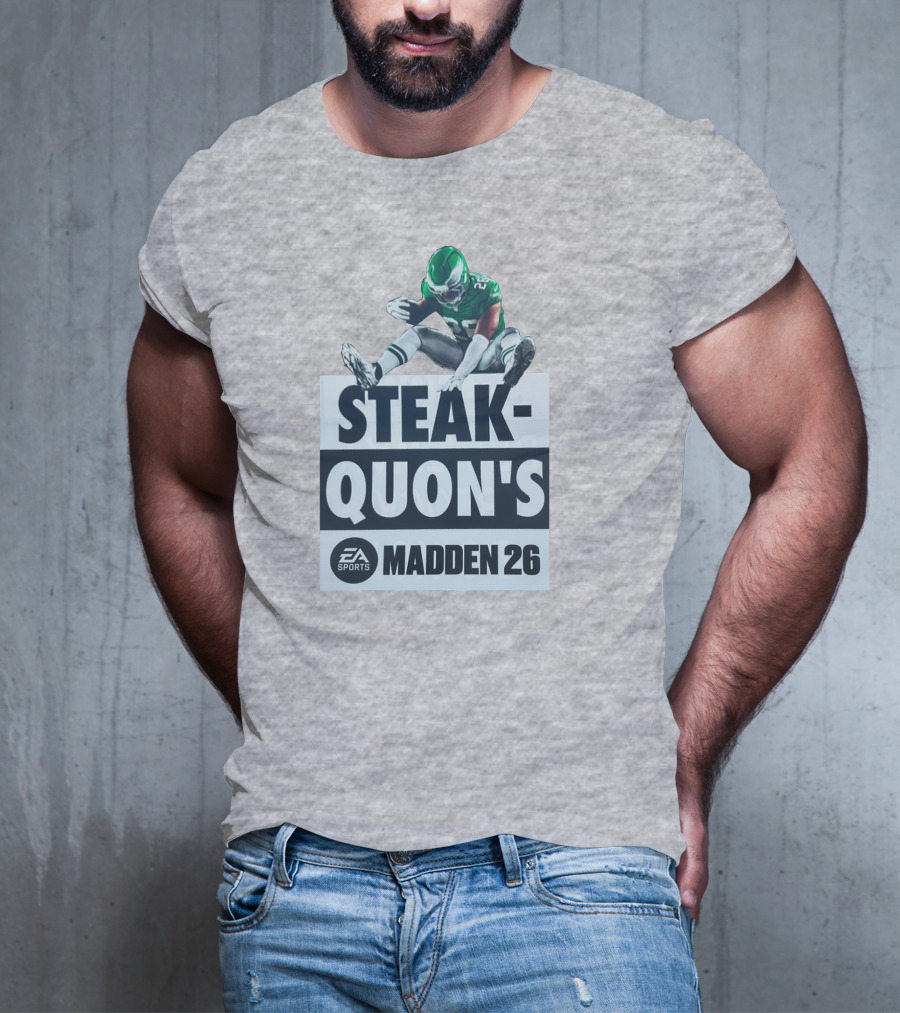 Saquon Barkley Steak Quon’s EA Sports Madden 26 Philadelphia Eagles T-Shirt