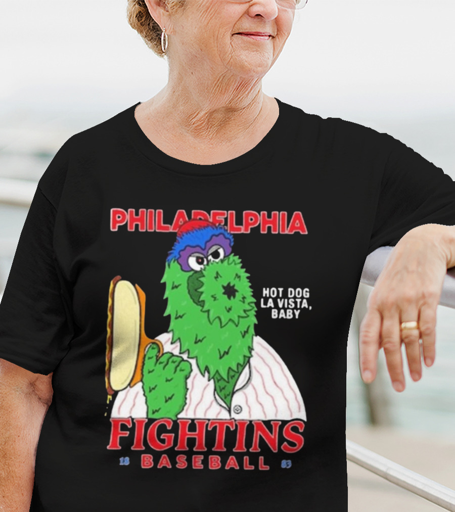 Philadelphia Phillies Phanatic Fightins Baseball Hot Dog La Vista Baby T-Shirt