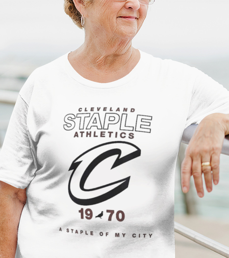 Cleveland Staple Athletics 1970 A Staple Of My City T-Shirt
