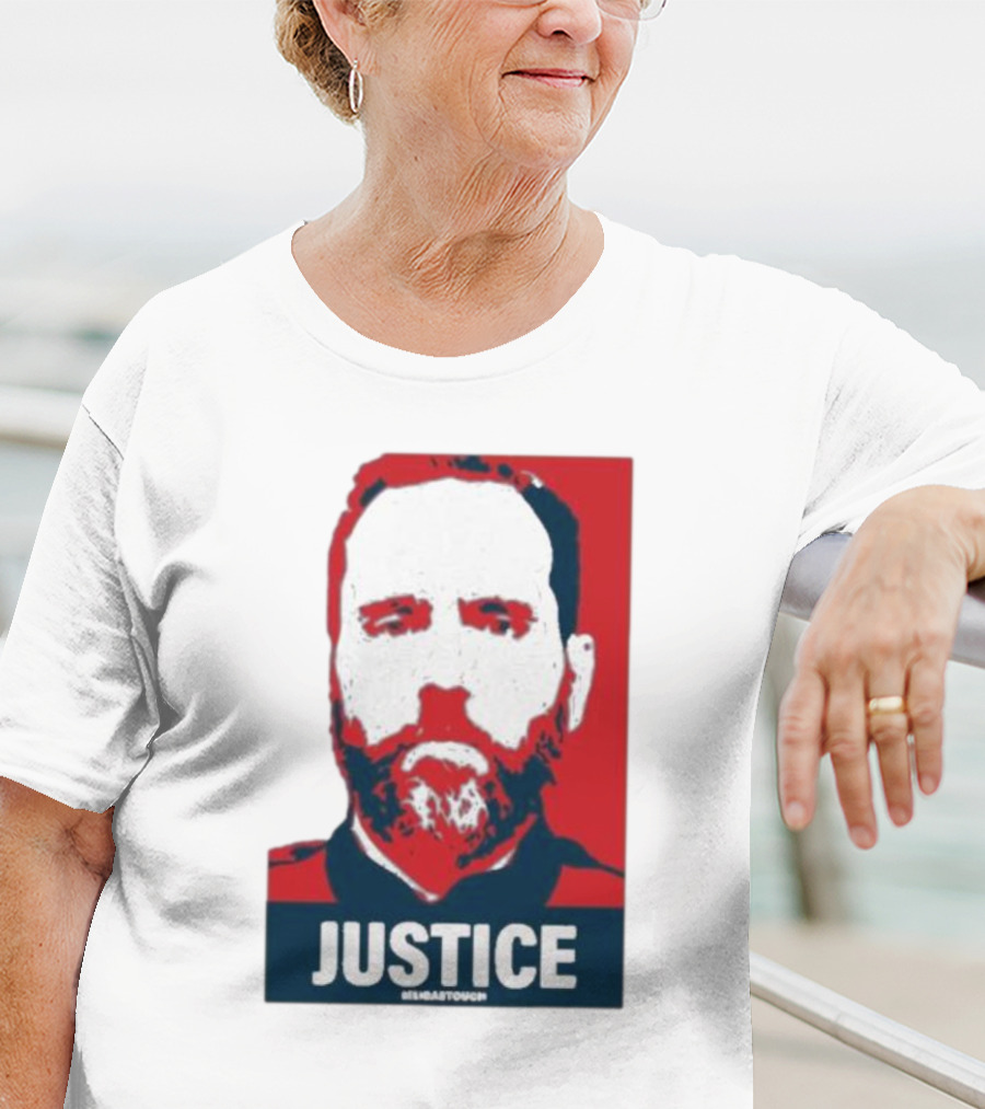 Meidastouch Store Jack Smith Justice Iconic Red And Blue T-Shirt