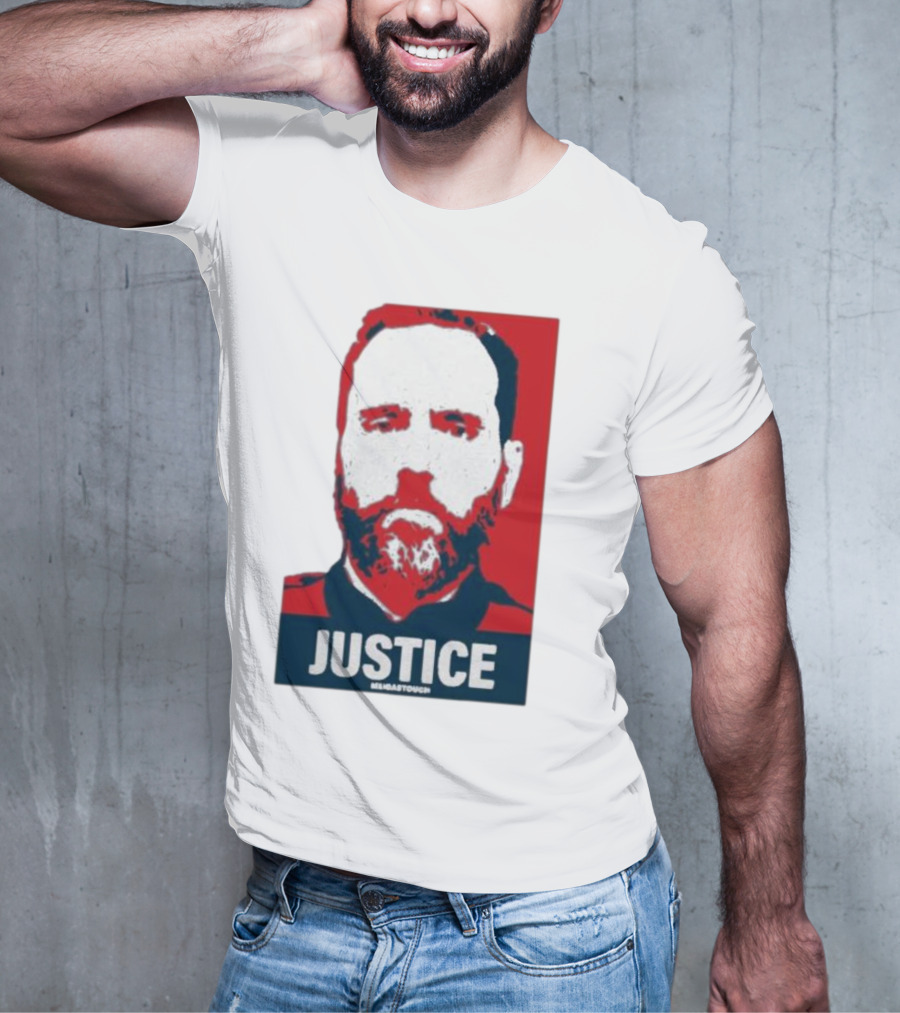 Meidastouch Store Jack Smith Justice Iconic Red And Blue T-Shirt