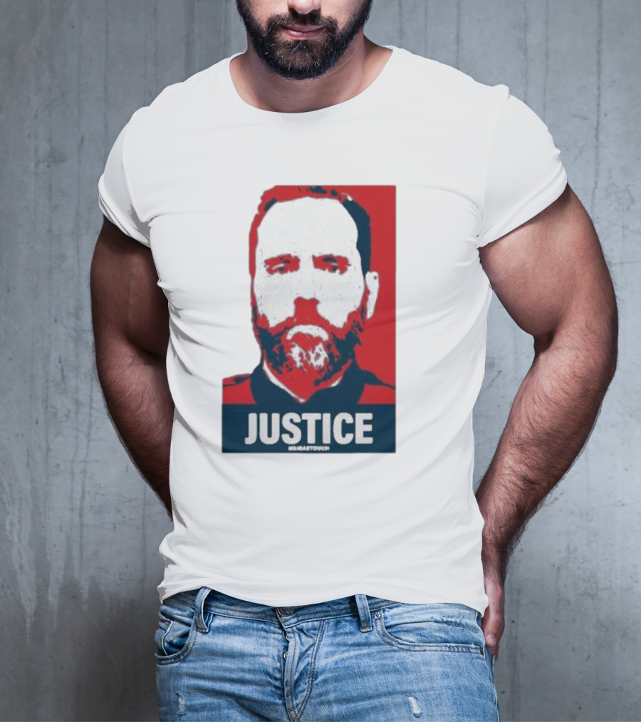Meidastouch Store Jack Smith Justice Iconic Red And Blue T-Shirt