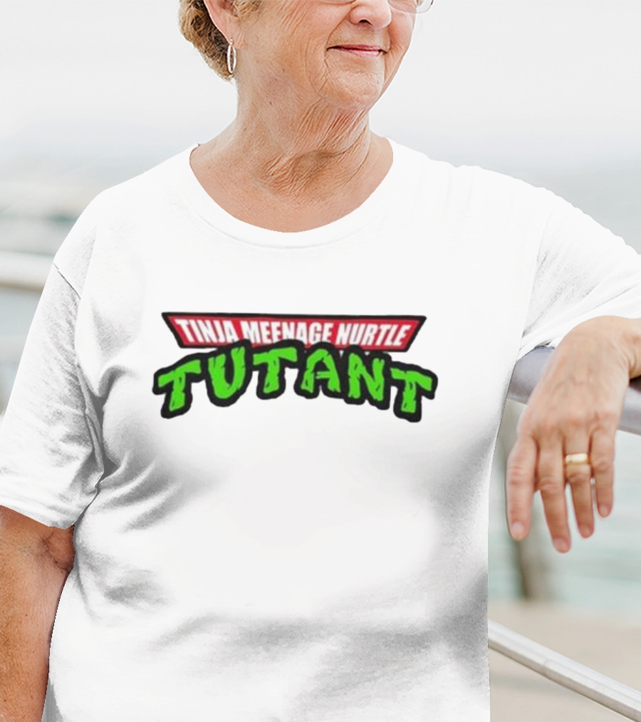 Teenhearts Tinja Meenage Nurtle Tutant Retro Green T-Shirt