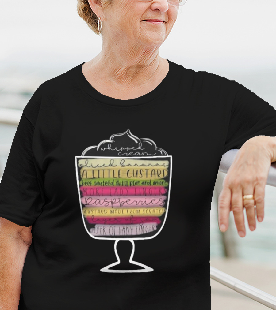 Friends Thanksgiving Rachel's English Trifle Recipe TV Friendsgiving T-Shirt