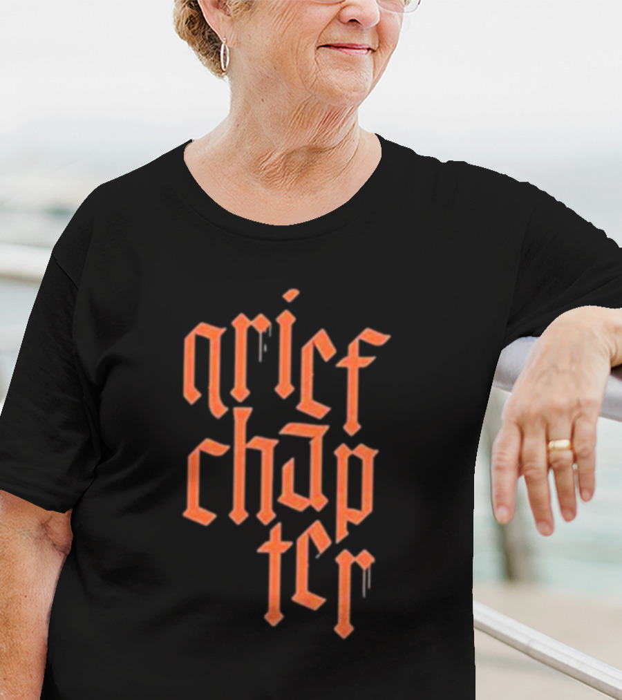Grief Chapter Gothic Drip Text T-Shirt