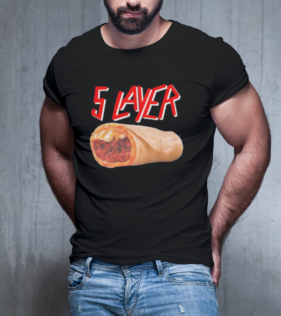 5 Layer Burrito South Of Healthy Specific Lads T-Shirt
