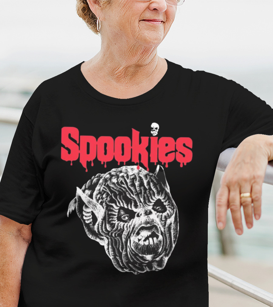 Spookies Terror Vision Creepy Monster Face Horror T-Shirt