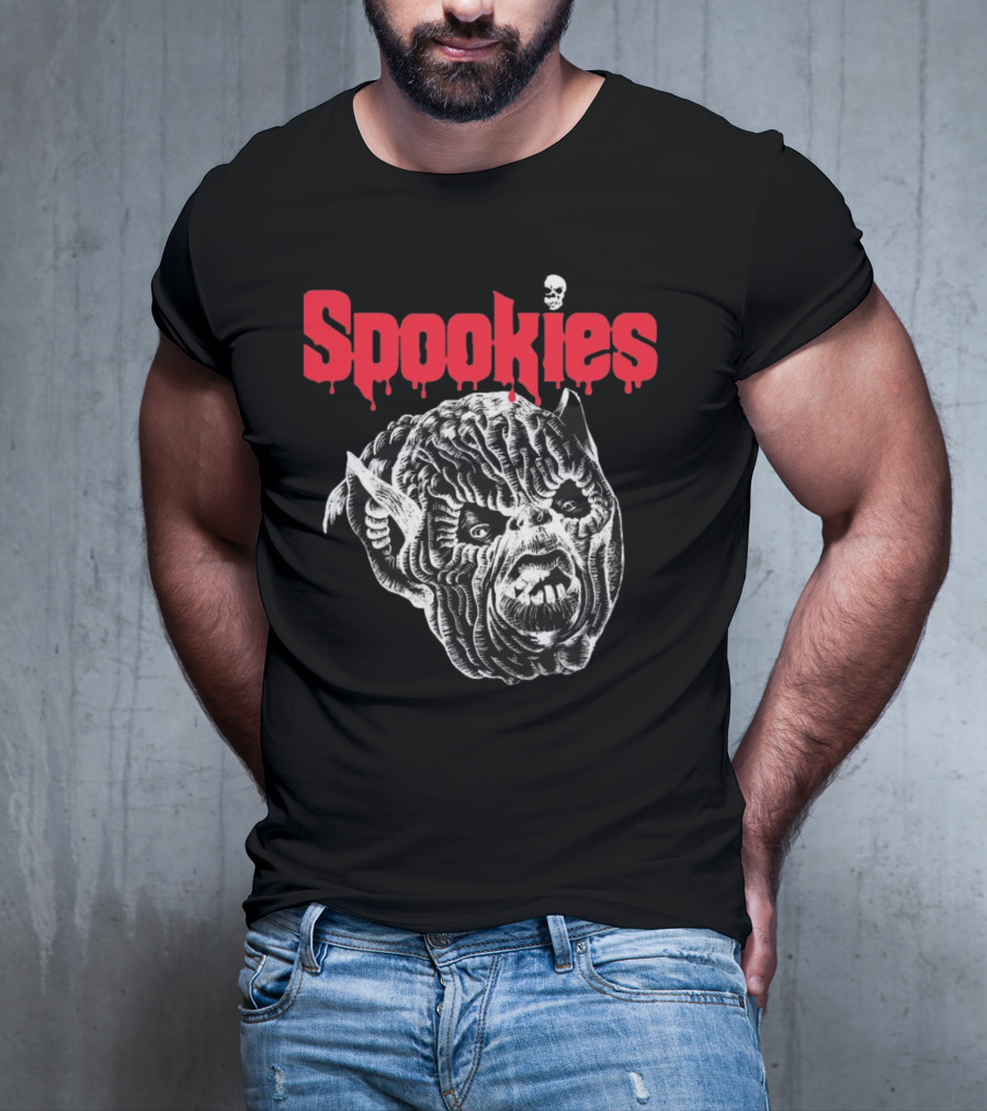 Spookies Terror Vision Creepy Monster Face Horror T-Shirt