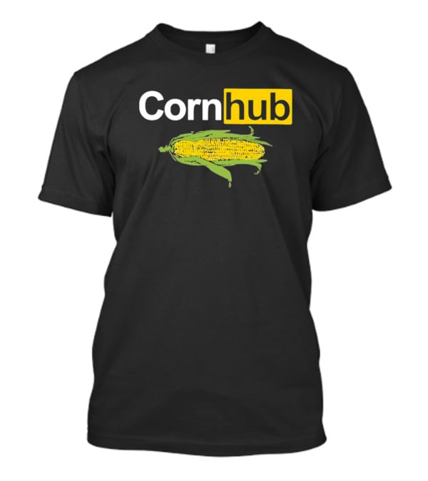 Corn Hub Parody With Corn Cob T-Shirt