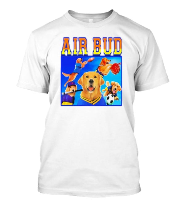 Air Bud Basketball Soccer Baseball Football Dog Iconic Movie Sports T-Shirt