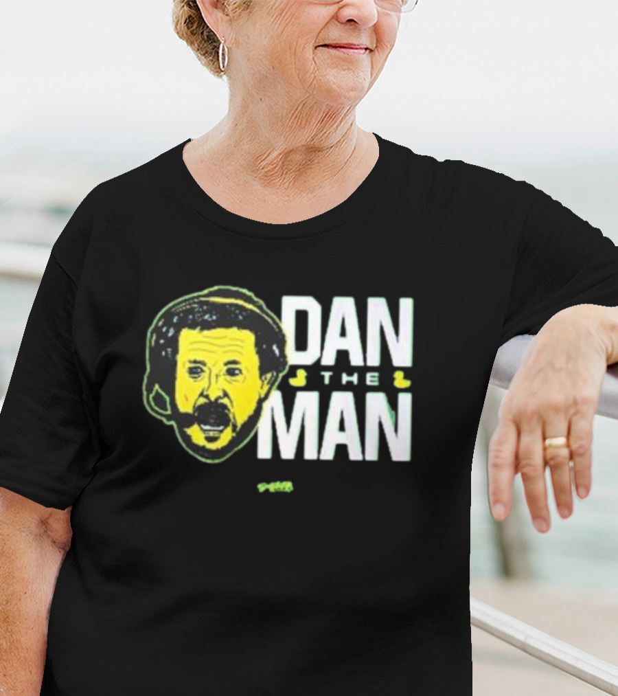 Dan The Man Coach Face With Headset T-Shirt