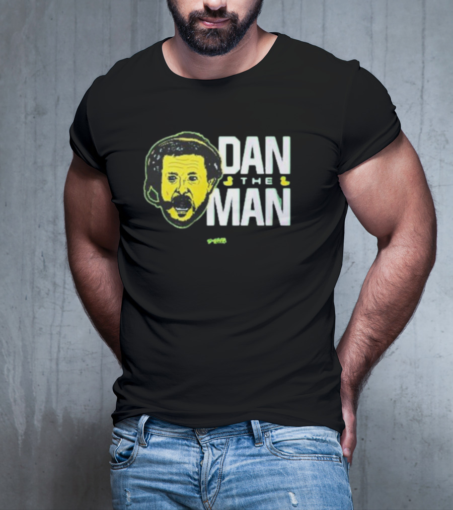 Dan The Man Coach Face With Headset T-Shirt