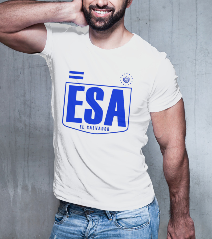 ESA El Salvador Logo Emblem With National T-Shirt