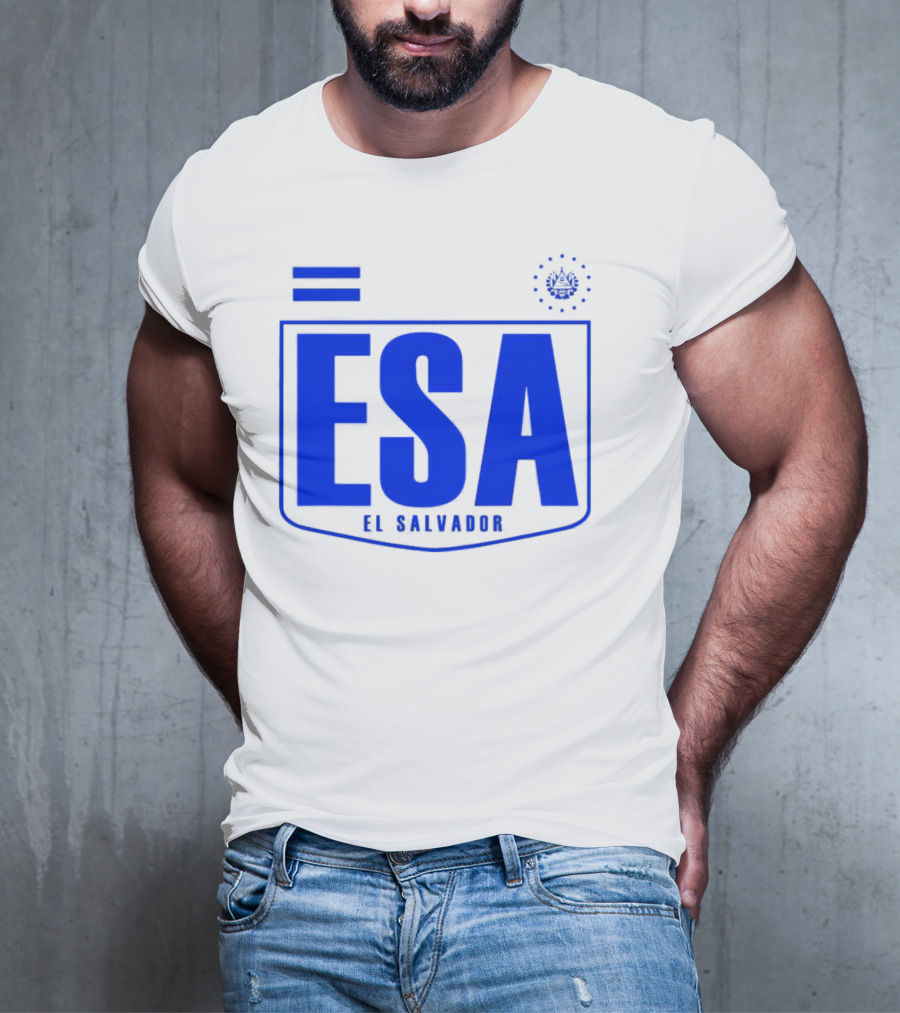 ESA El Salvador Logo Emblem With National T-Shirt