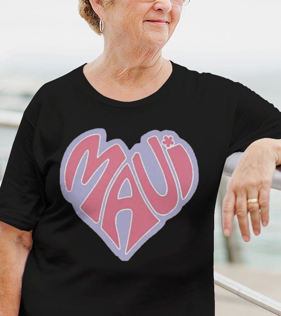 Maui Heart Retro T-Shirt