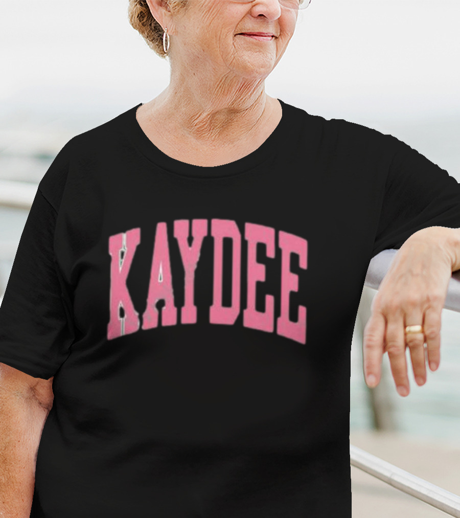 Kappa Delta Kaydee Pink Arched Text T-Shirt