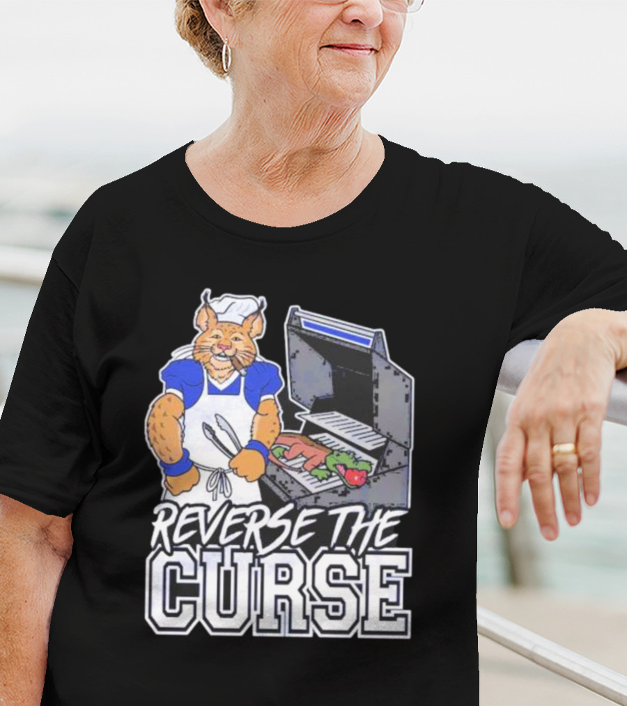 Reverse The Curse Cat Grilling Gator T-Shirt