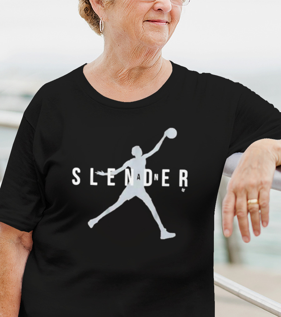 San Antonio Slender S L A N D E R Basketball T-Shirt