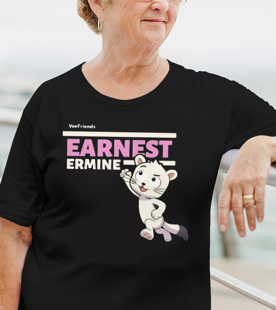 VeeFriends Earnest Ermine Character Comfort T-Shirt
