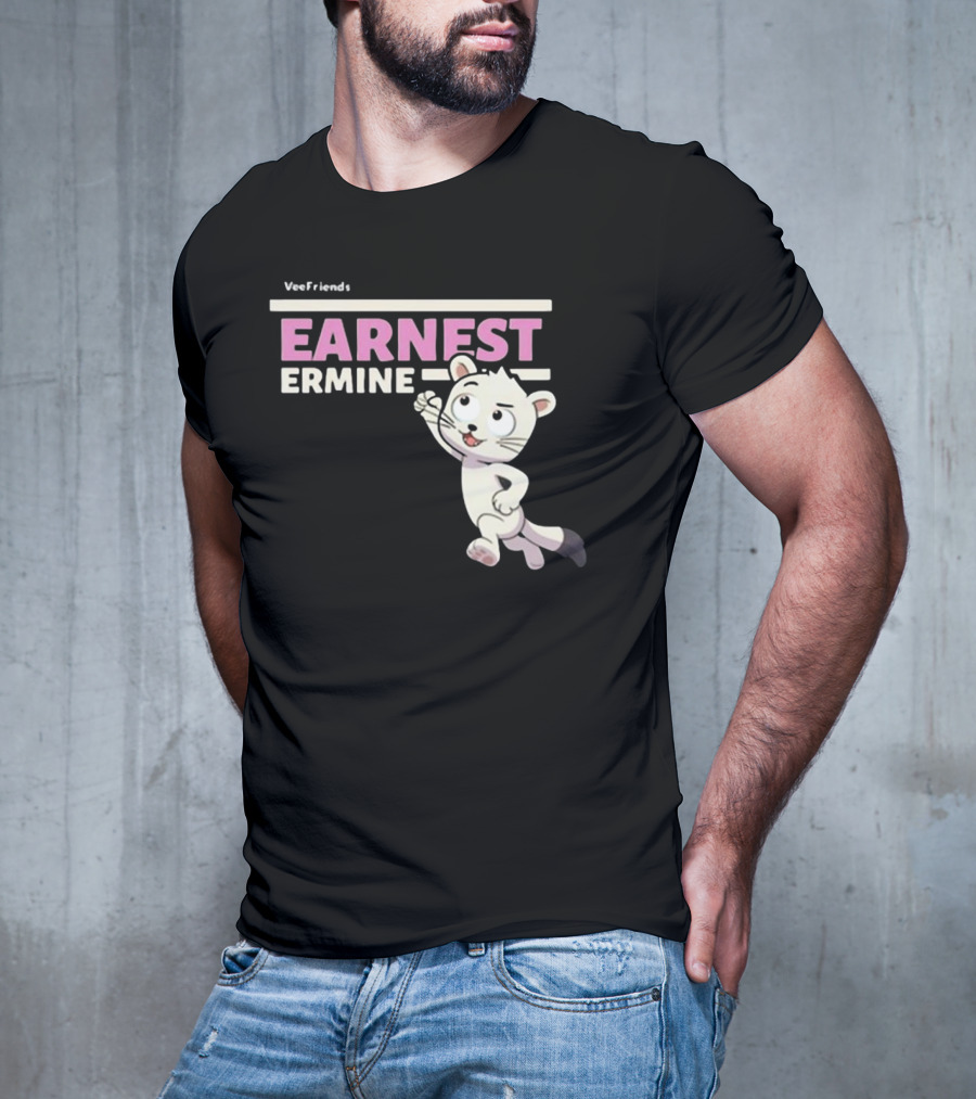VeeFriends Earnest Ermine Character Comfort T-Shirt