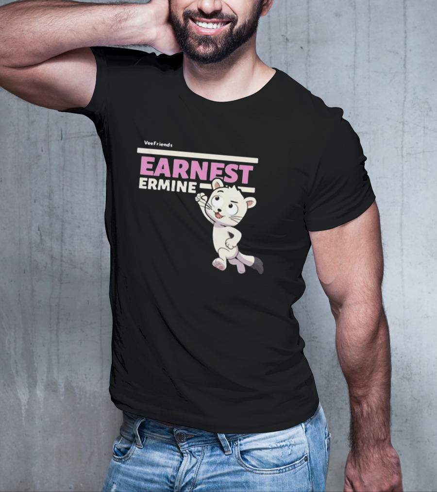 VeeFriends Earnest Ermine Character Comfort T-Shirt