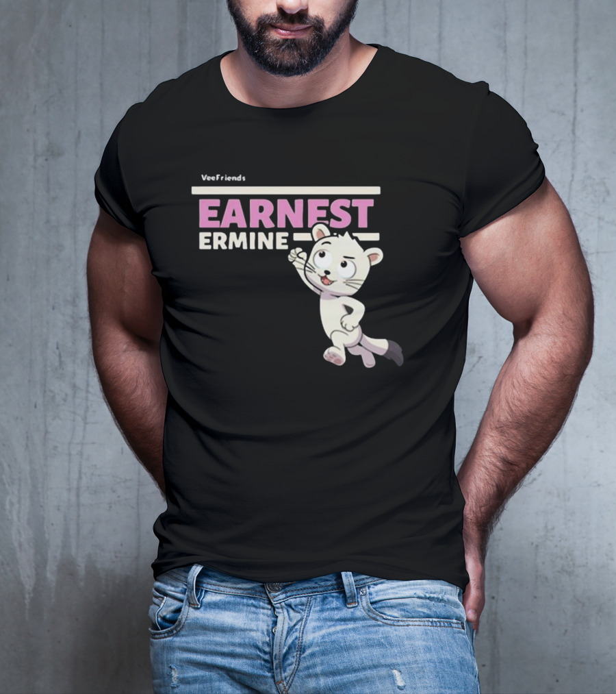 VeeFriends Earnest Ermine Character Comfort T-Shirt