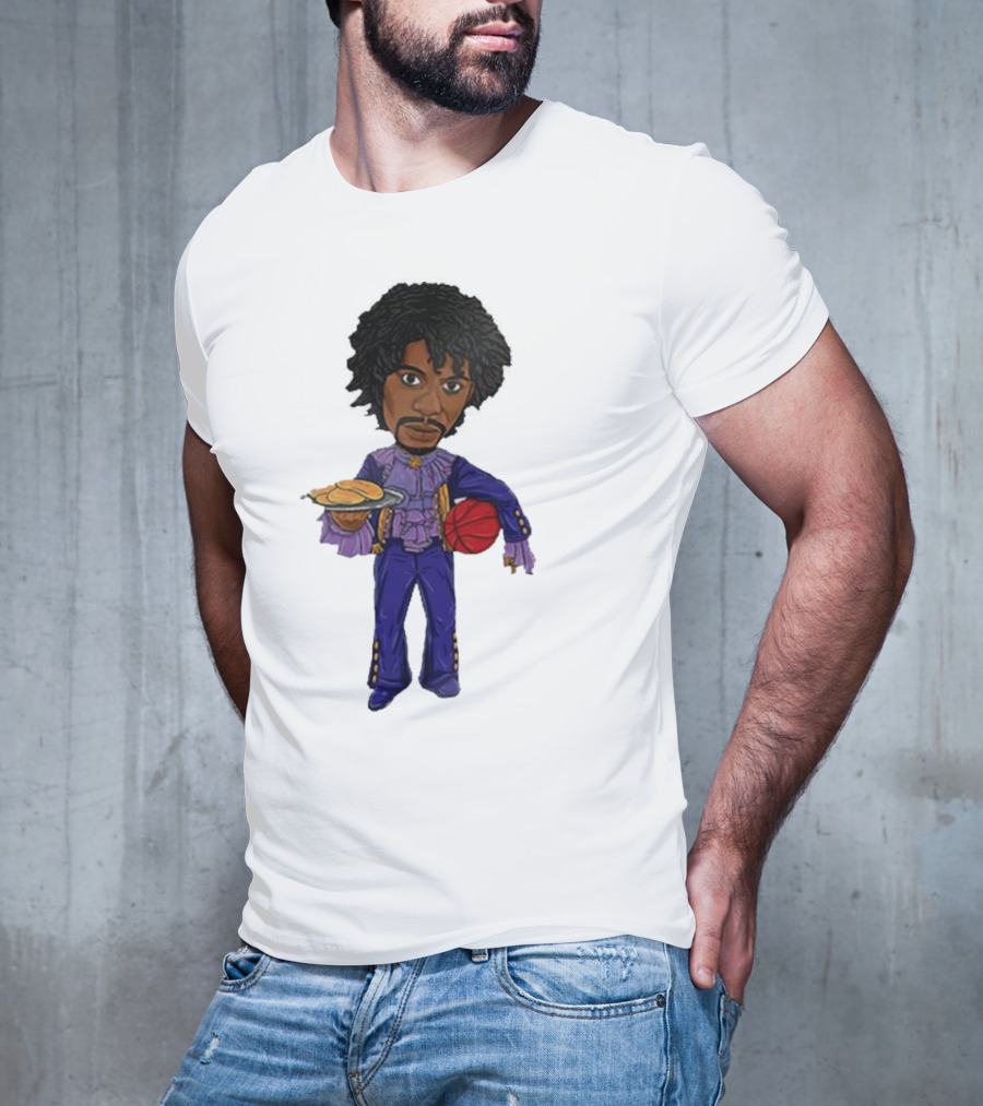 Dave Chappelle Prince Basketball Pancakes T-Shirt