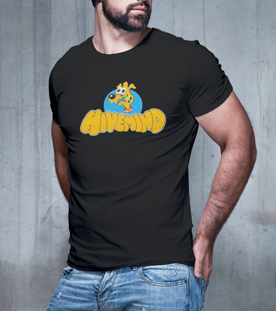 Copes Hivemind French Terry Dog Cartoon T-Shirt