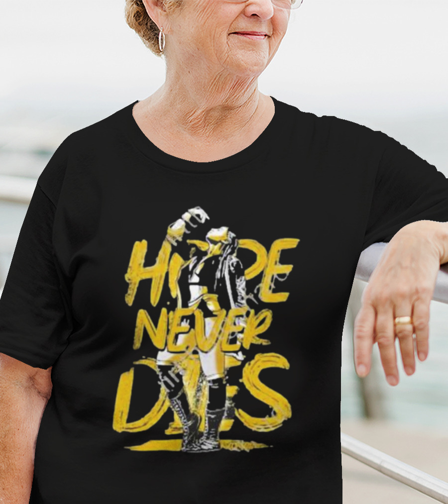 Hope Never Dies Yellow Jacket Pose T-Shirt