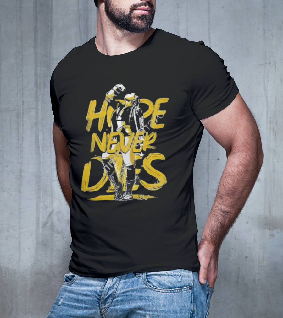 Hope Never Dies Yellow Jacket Pose T-Shirt