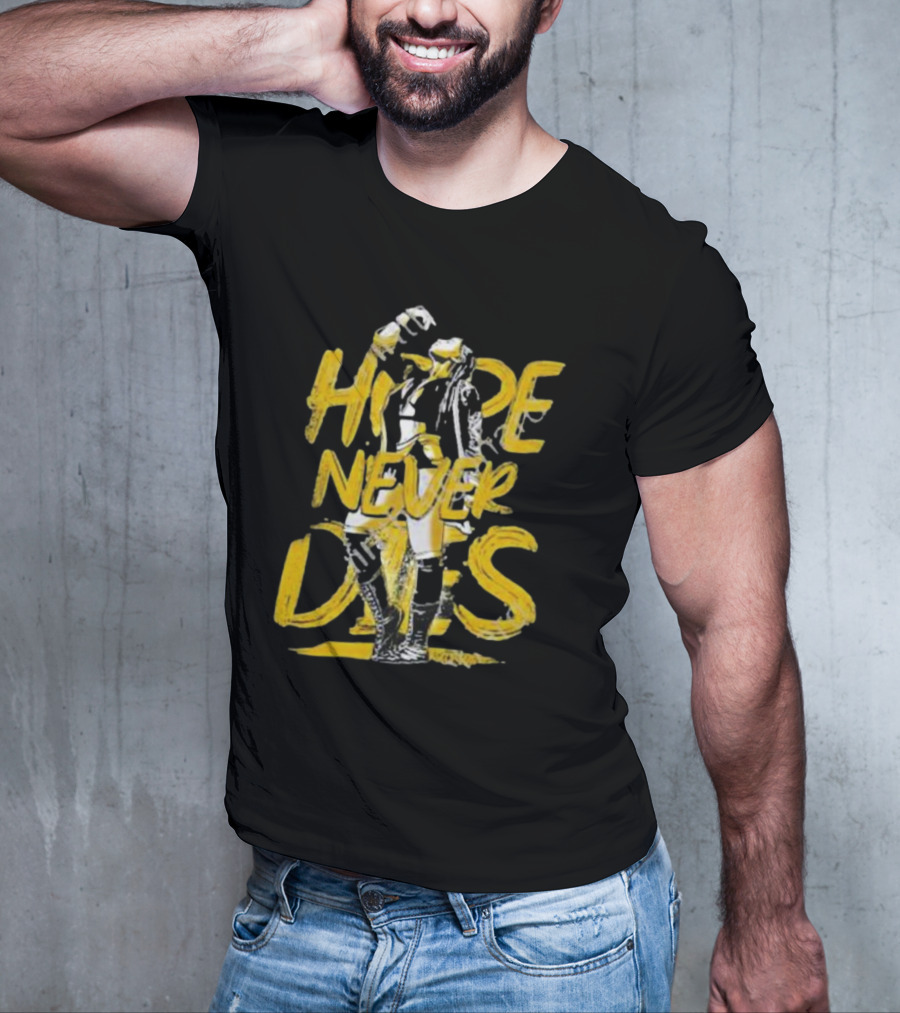 Hope Never Dies Yellow Jacket Pose T-Shirt