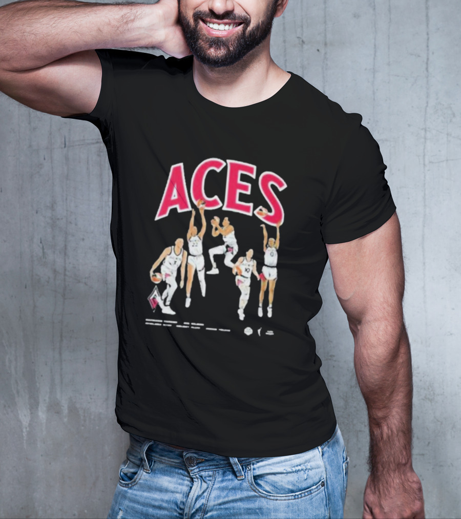 ACEs Basketball Team Players Action T-Shirt