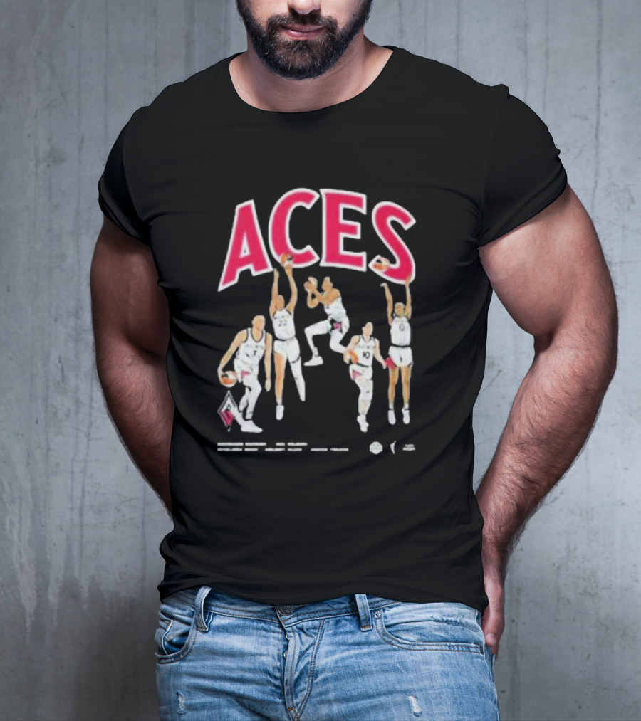 ACEs Basketball Team Players Action T-Shirt