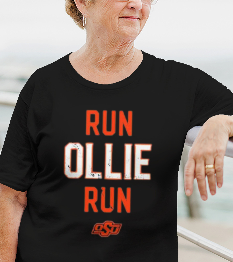 Oklahoma State University OSU Run Ollie Run T-Shirt