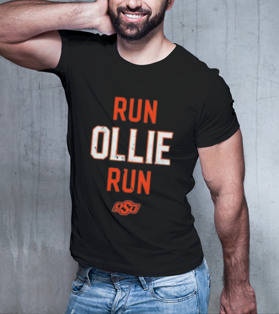 Oklahoma State University OSU Run Ollie Run T-Shirt