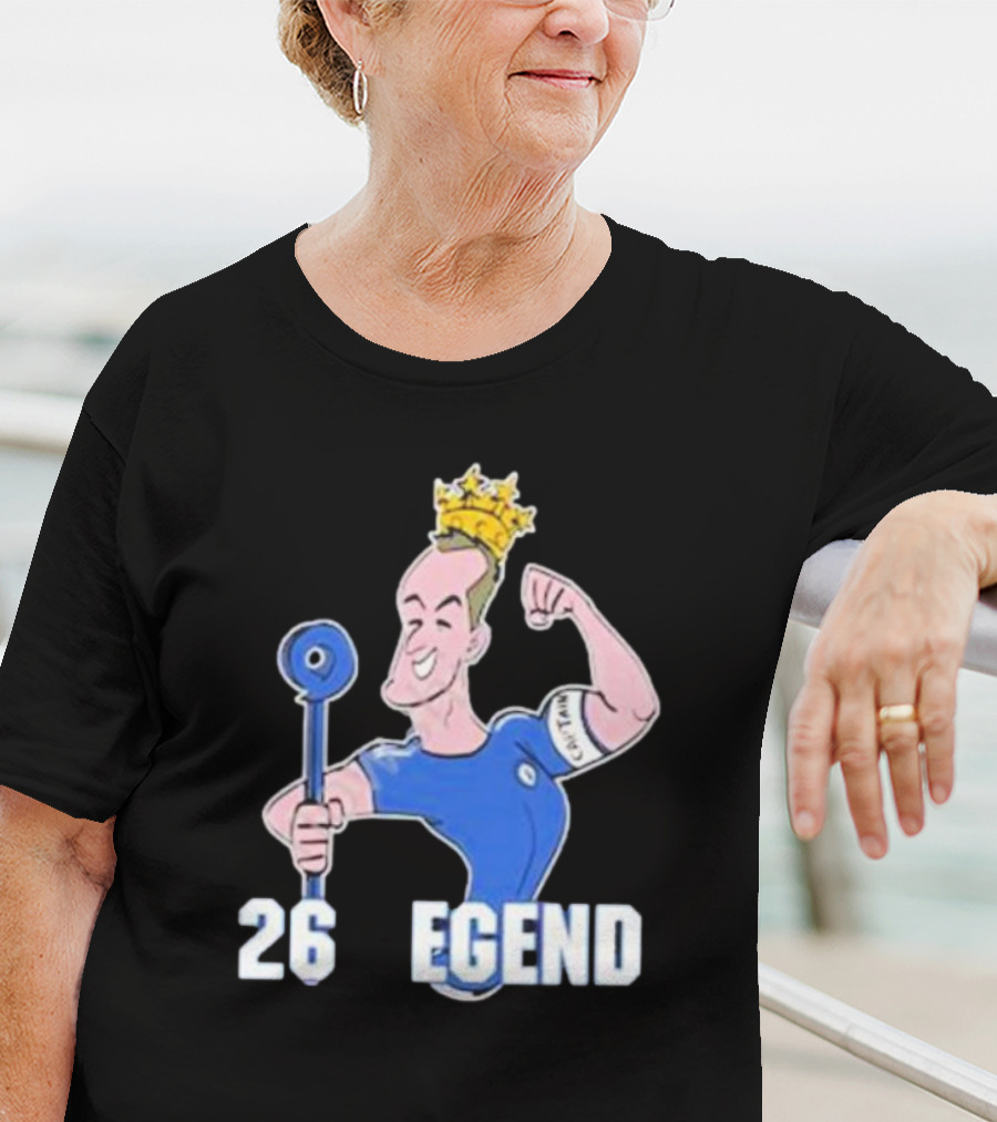 Londons First John Terry 26 Legend Captain Crown T-Shirt