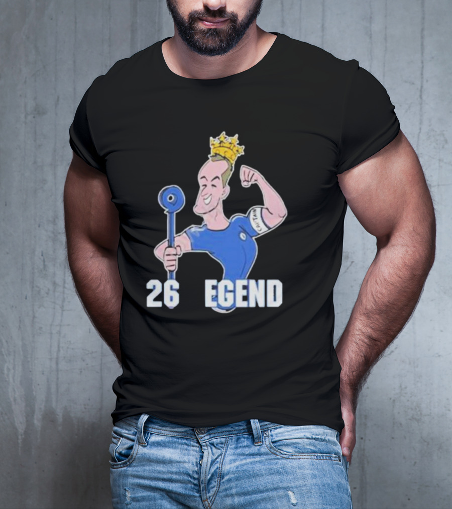 Londons First John Terry 26 Legend Captain Crown T-Shirt