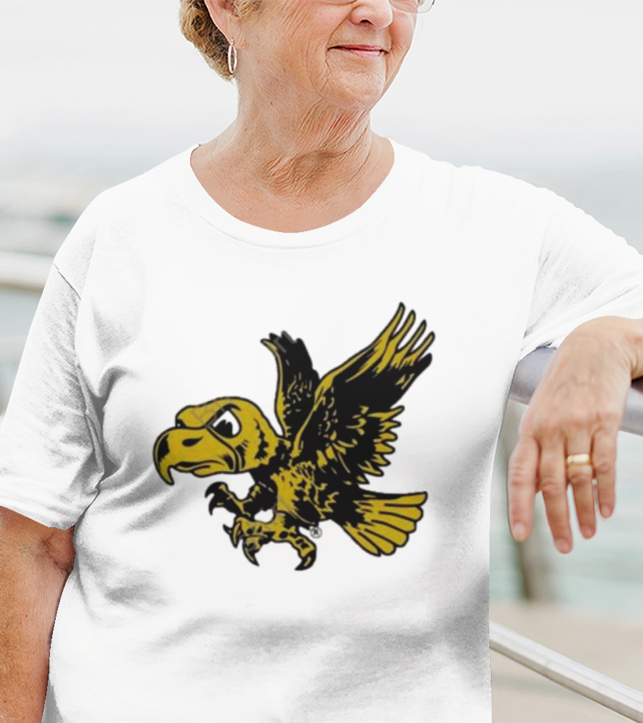 University Of Iowa Vintage Flying Herky Wall Decals T-Shirt