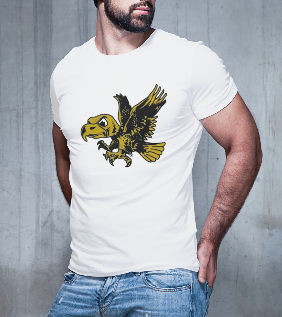 University Of Iowa Vintage Flying Herky Wall Decals T-Shirt