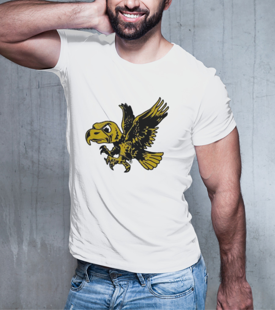 University Of Iowa Vintage Flying Herky Wall Decals T-Shirt