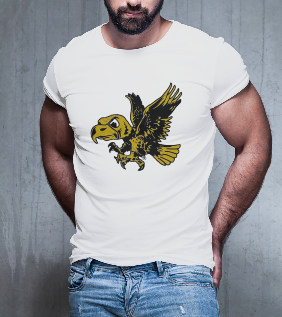 University Of Iowa Vintage Flying Herky Wall Decals T-Shirt