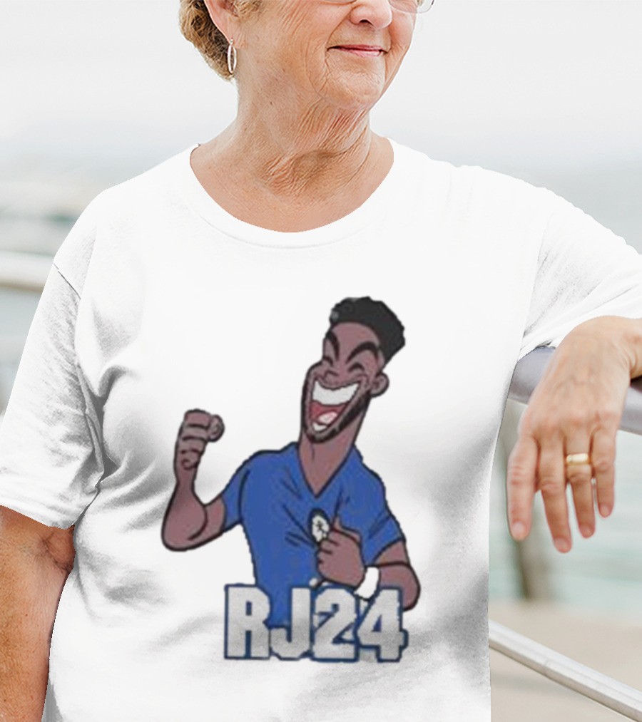 Reece James RJ24 Cartoon Blue Football T-Shirt
